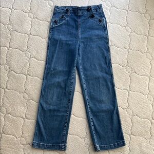 J Crew Re-Imagined Denim Jeans—dark blue